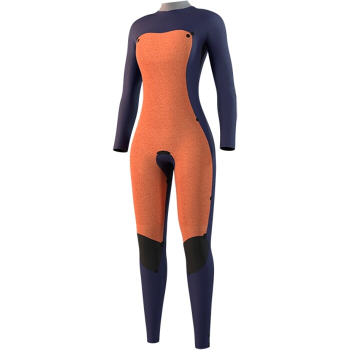 2025 Mystic Womens Star 5/3mm Chest Zip Wetsuit 35000.250050 - Dark Olive